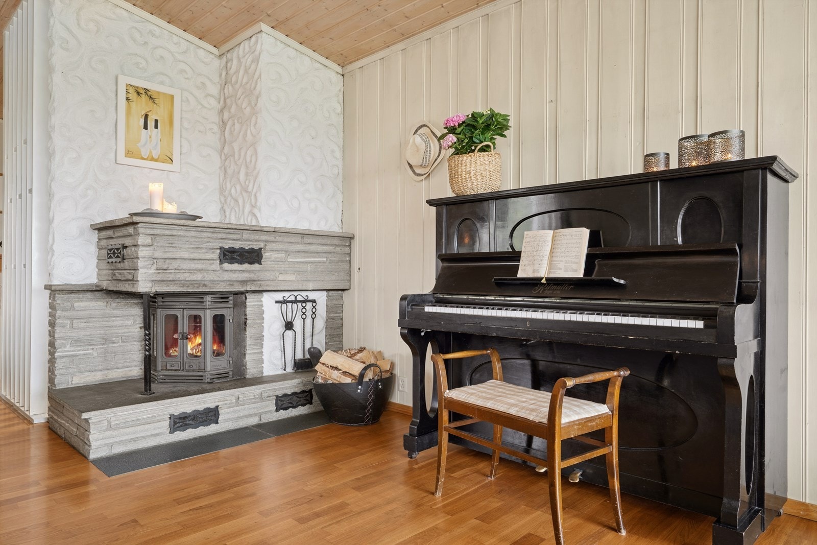 Trivelig stue for hyggelige stunder med familie og venner. Galleribilde