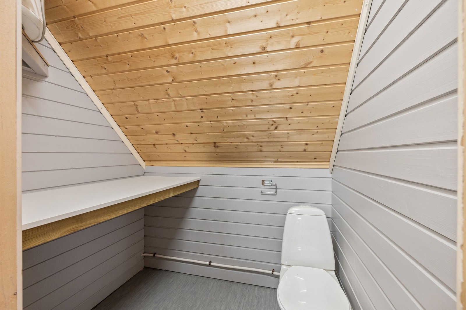 Det er også etablert toalettrom her inne. Galleribilde