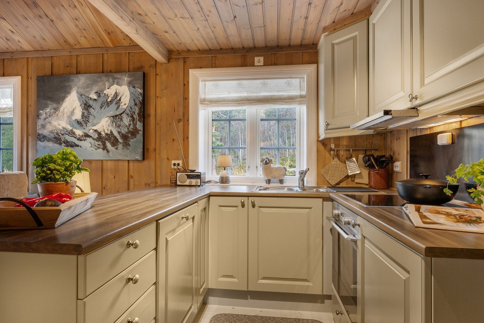 Her kan man lage gode måltider. Galleribilde