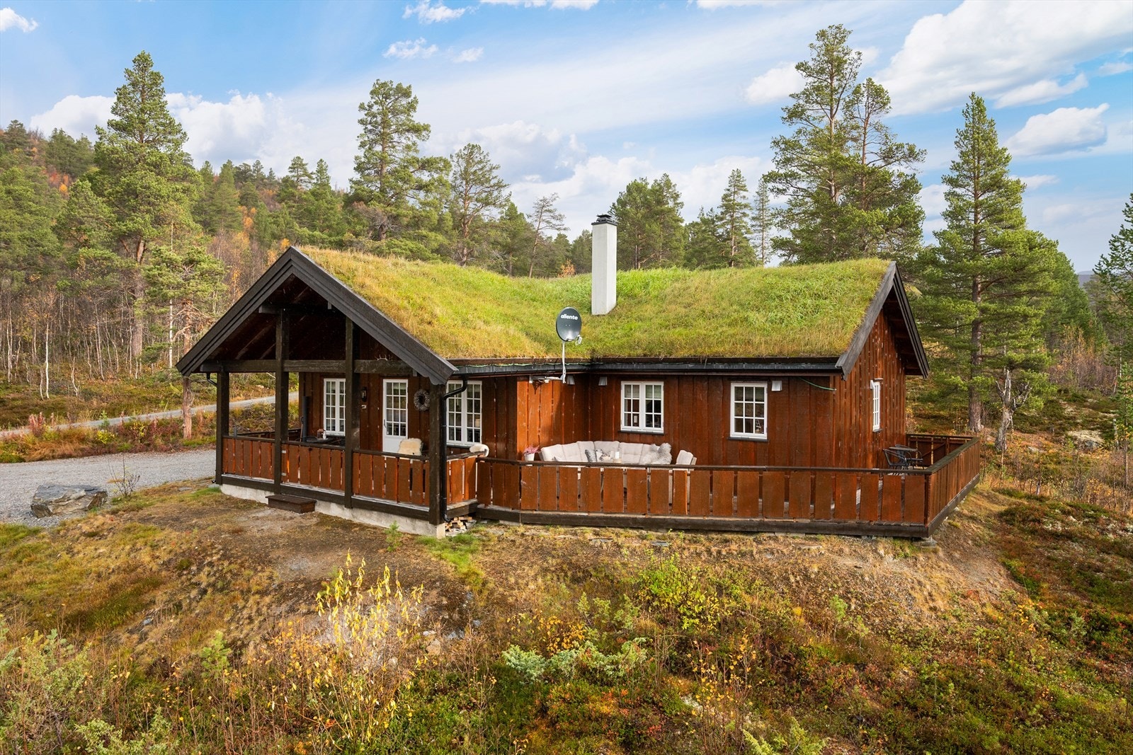 Tindehytte av modellen Dalsnibba, bygd i 2012. Galleribilde