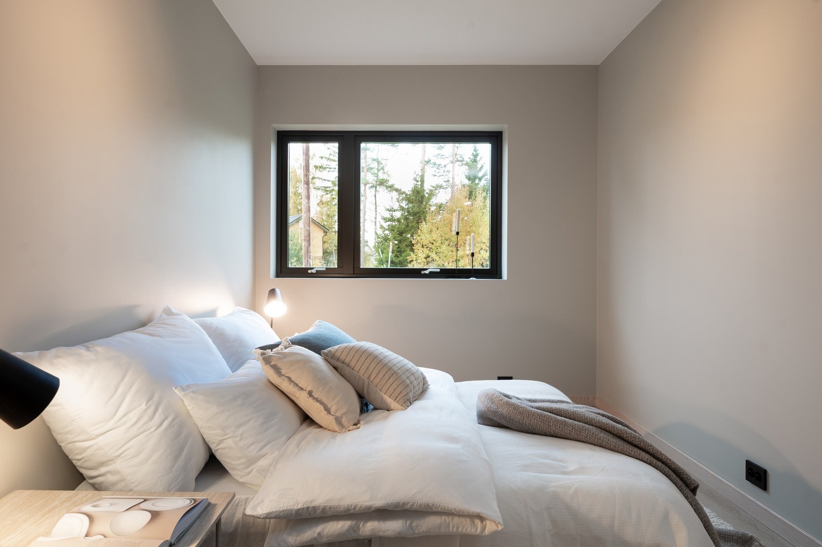 Boligens tre soverom ligger i samme etasje. Galleribilde