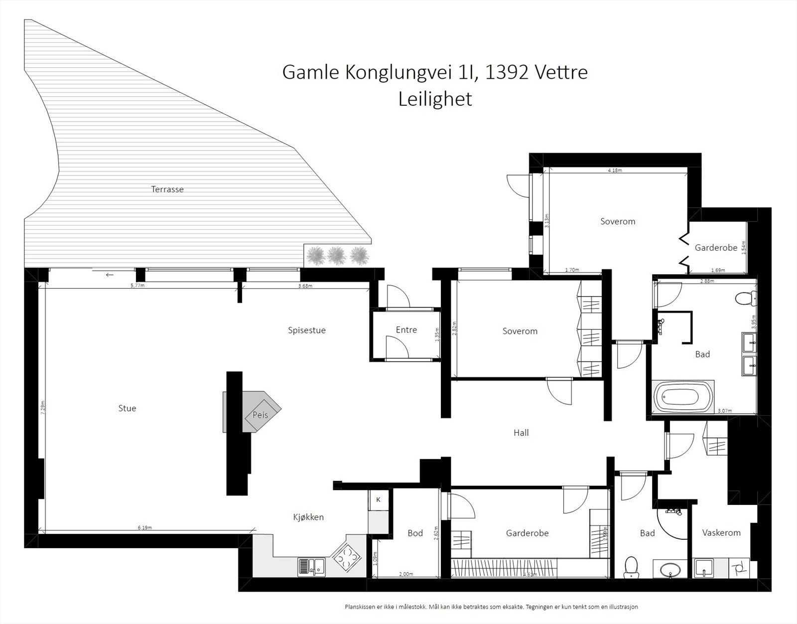 Plantegning. Galleribilde