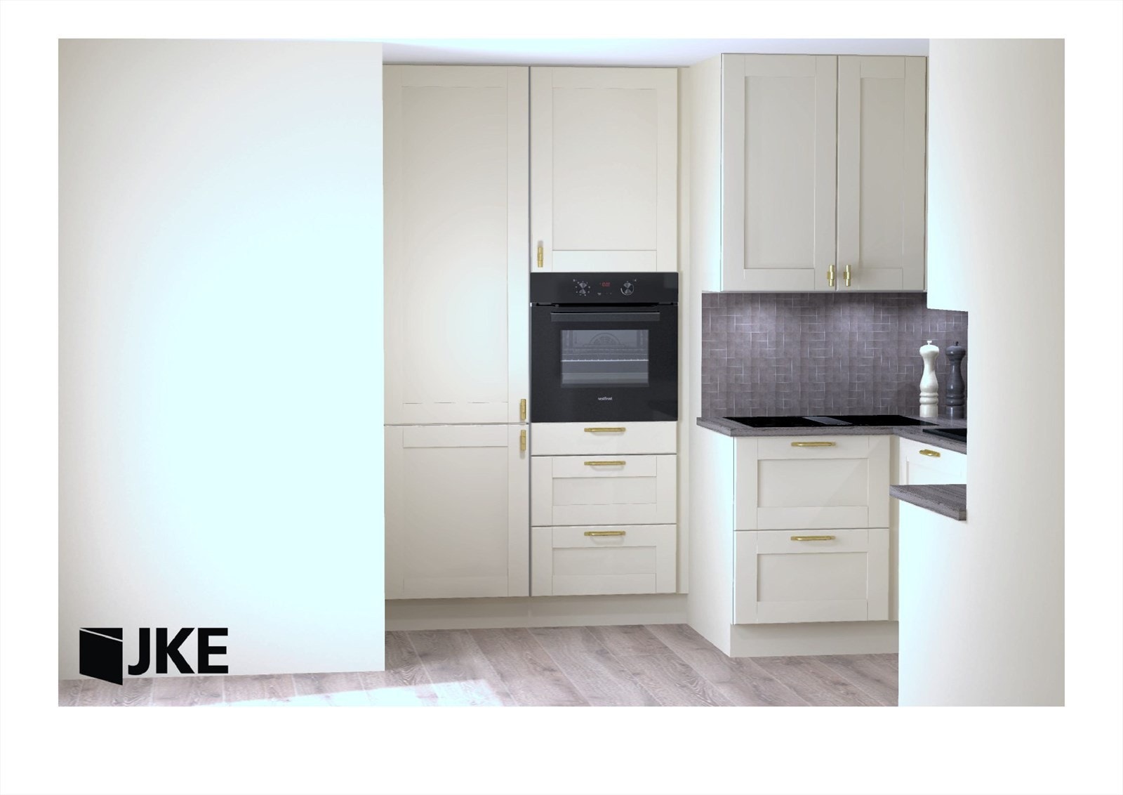 Forslag til ny kjøkkenløsning, konferer megler for spørsmål Galleribilde