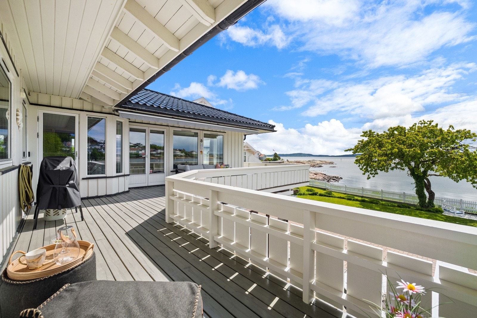 Stor deilig terrasse Galleribilde