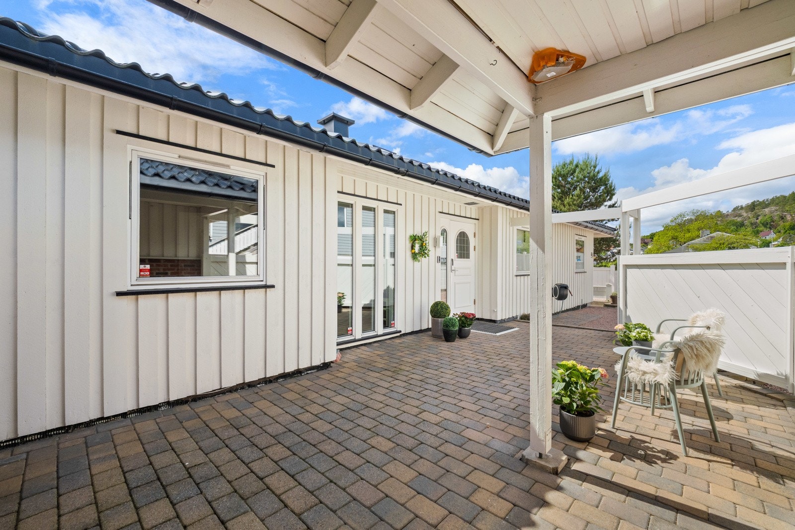 Hyggelig inngangsparti Galleribilde