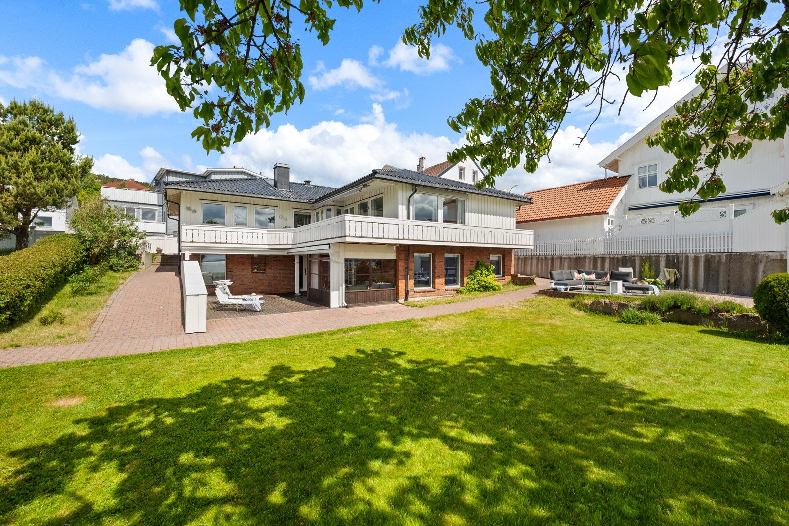 Tomten er pent opparbeidet Galleribilde