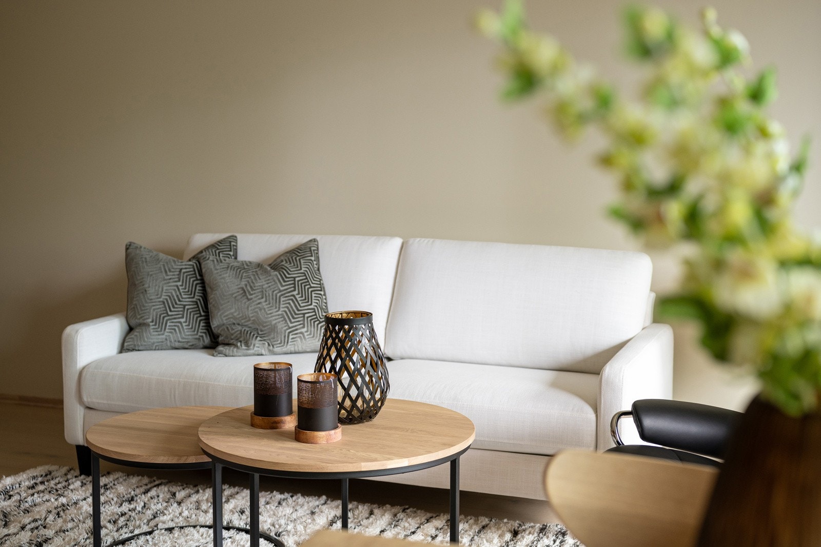 Sofakroken blir et naturlig sted å trekke seg tilbake for litt avslappning. Galleribilde