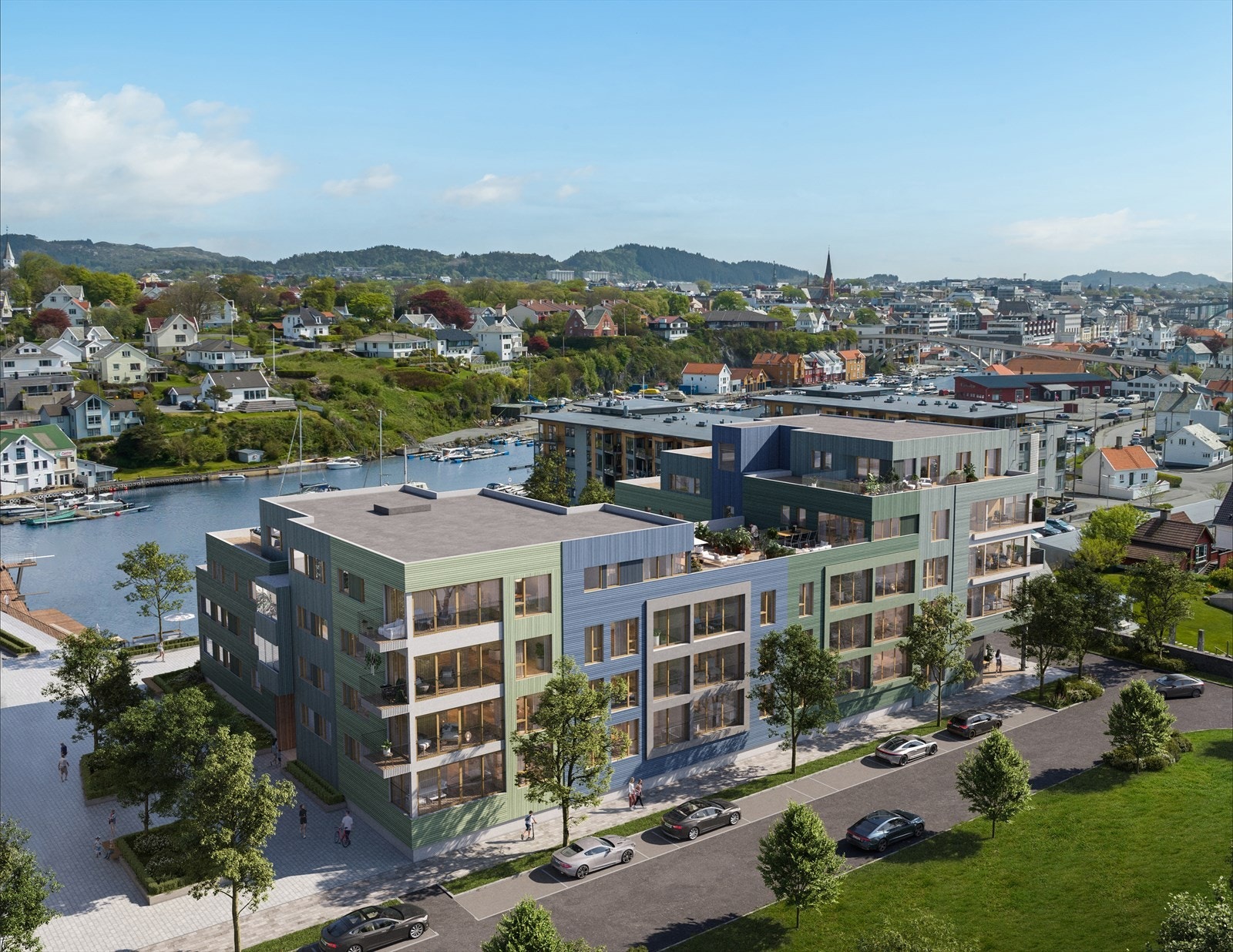 Flott og moderne prosjekt med umiddelbar nærhet til sjøen (Illustrasjonsfoto) Galleribilde