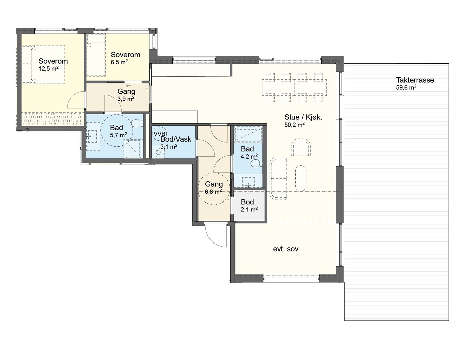 Plantegning - 407 Galleribilde