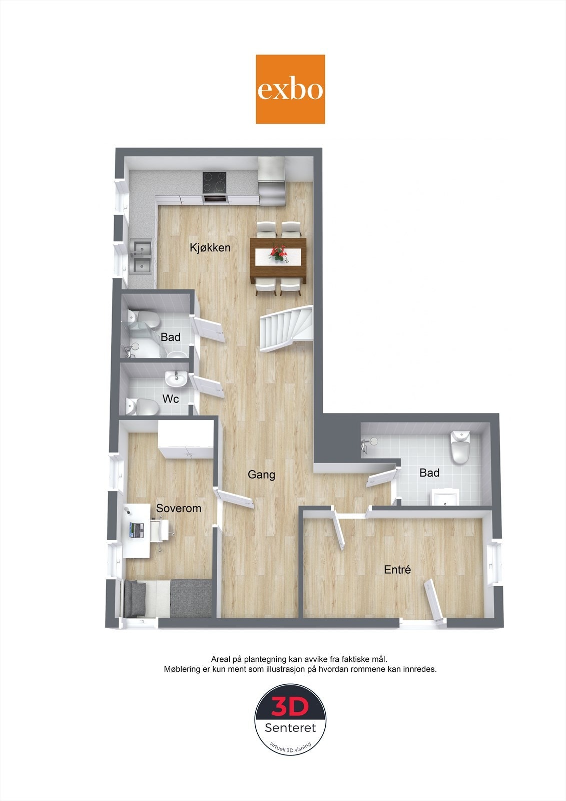 Plan kjeller Galleribilde
