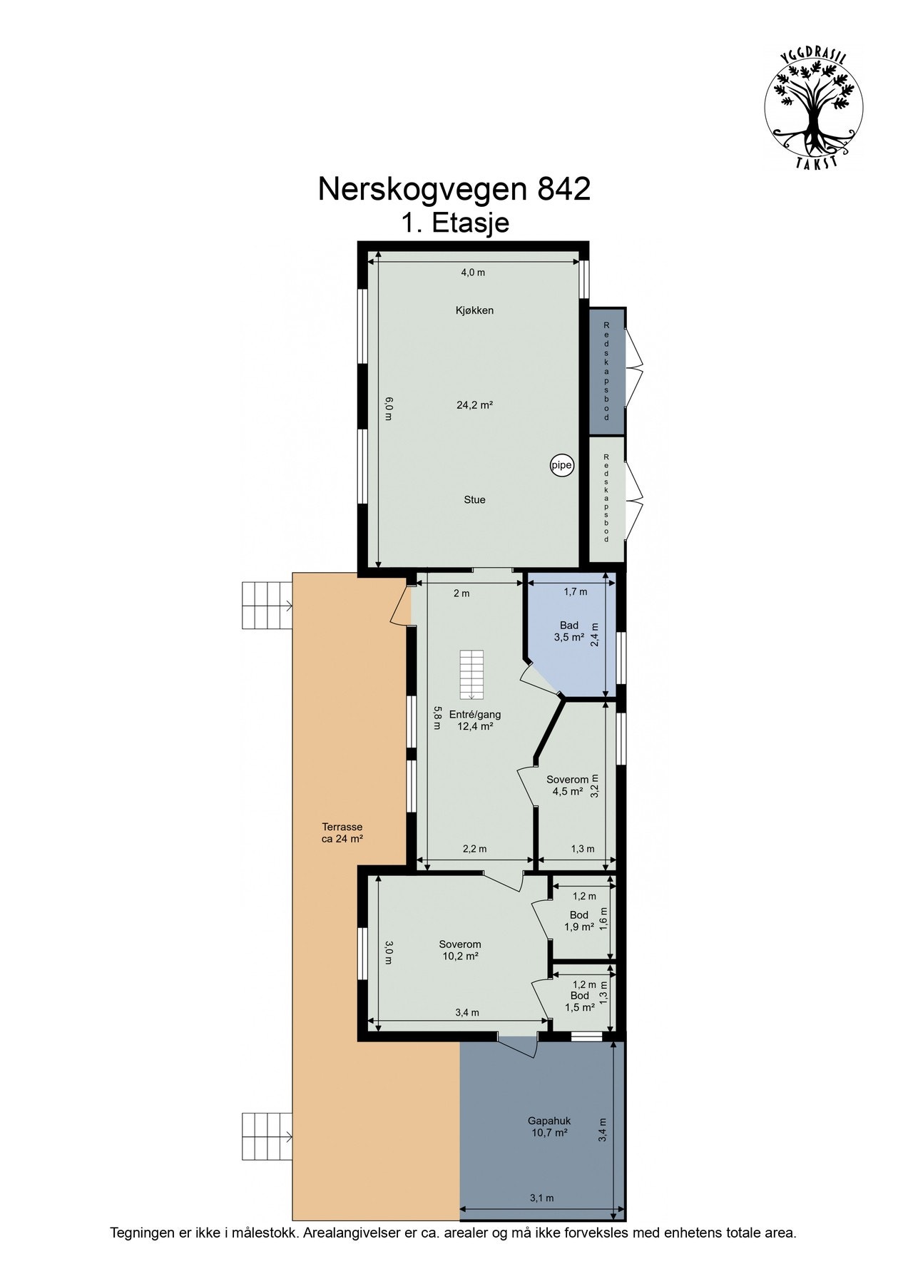 Planskisse. Galleribilde