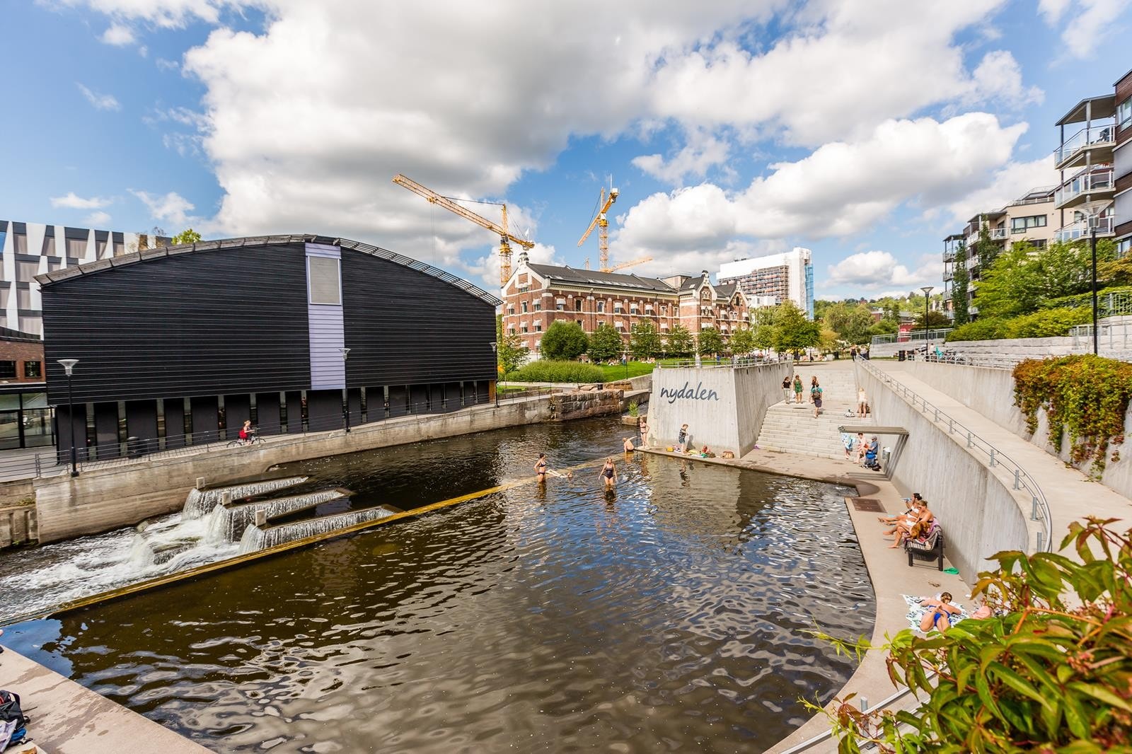 Flotte tur- og bademuligheter langs Akerselva Galleribilde