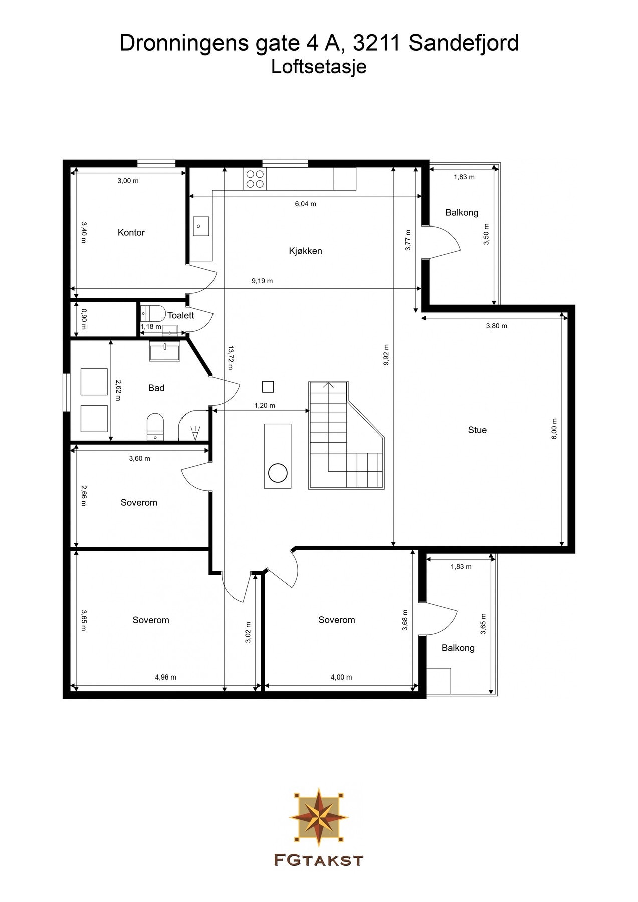 Gjør deg kjent med planløsningen Galleribilde