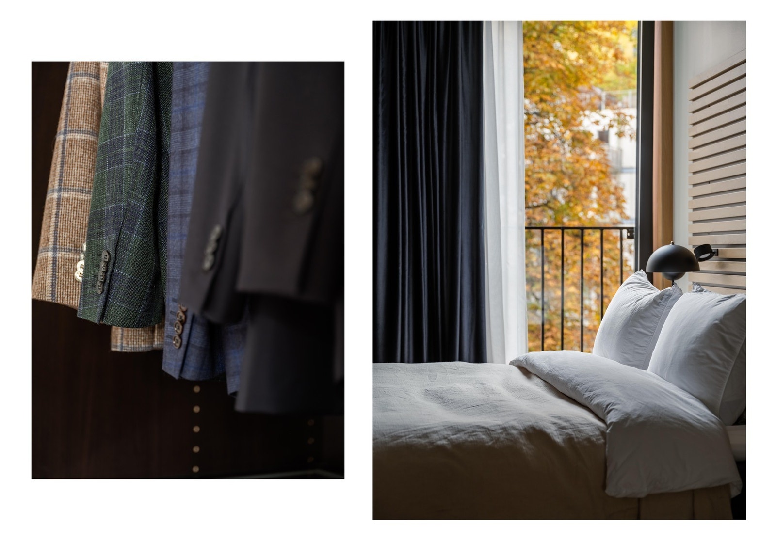 Soverommet vender mot en skjermet bakgård. Også her er det balkongdør som åpner mot en fransk balkong. Galleribilde