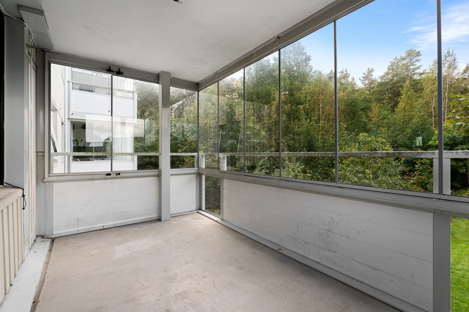 Inneglasset balkong Galleribilde