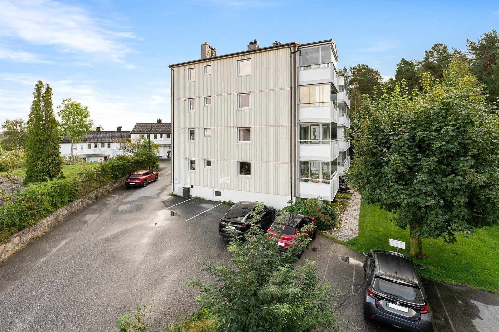 Blokka sett fra siden. Galleribilde