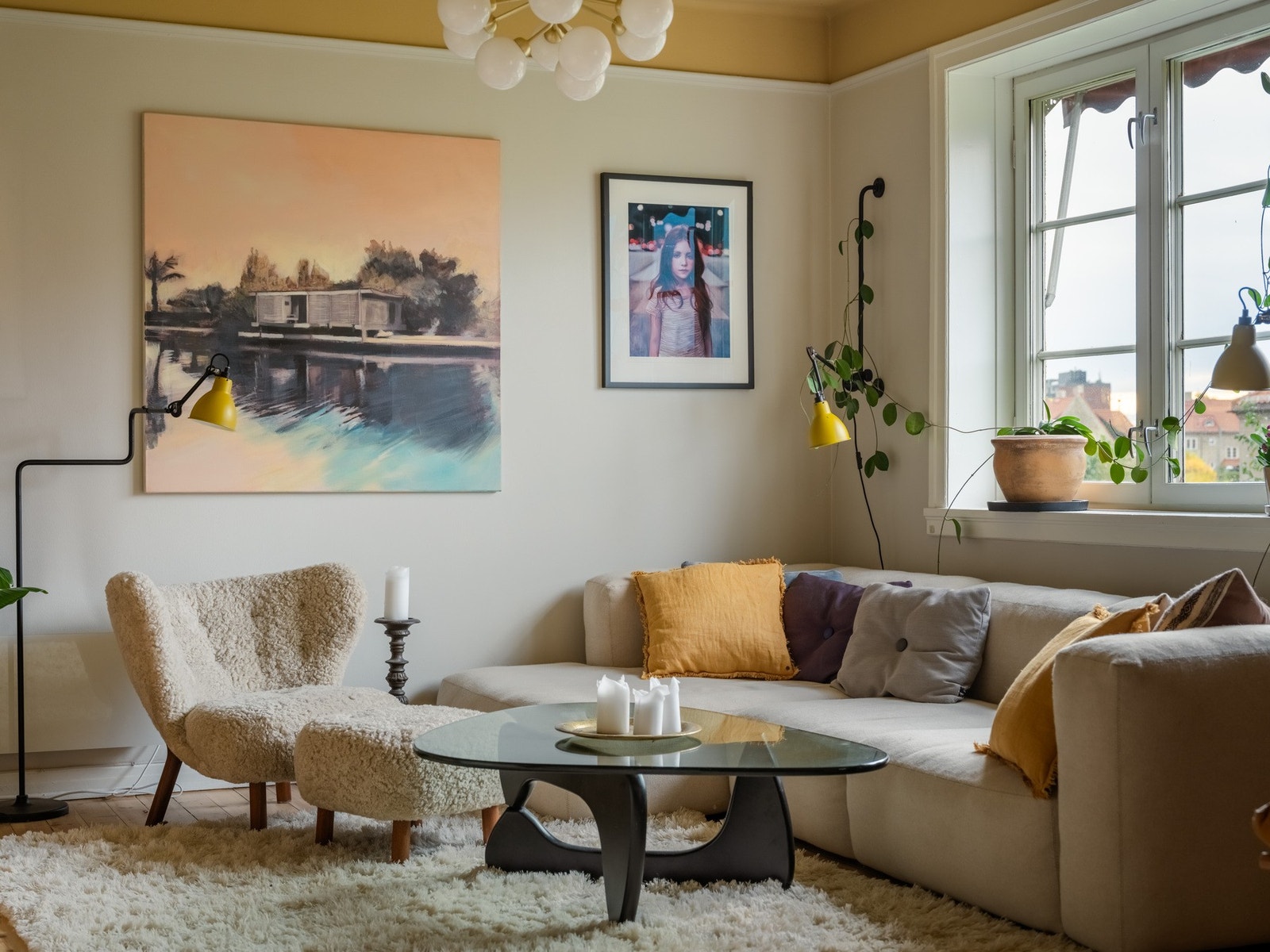 Og god plass til flere soner - her selve kosesofadelen. Galleribilde
