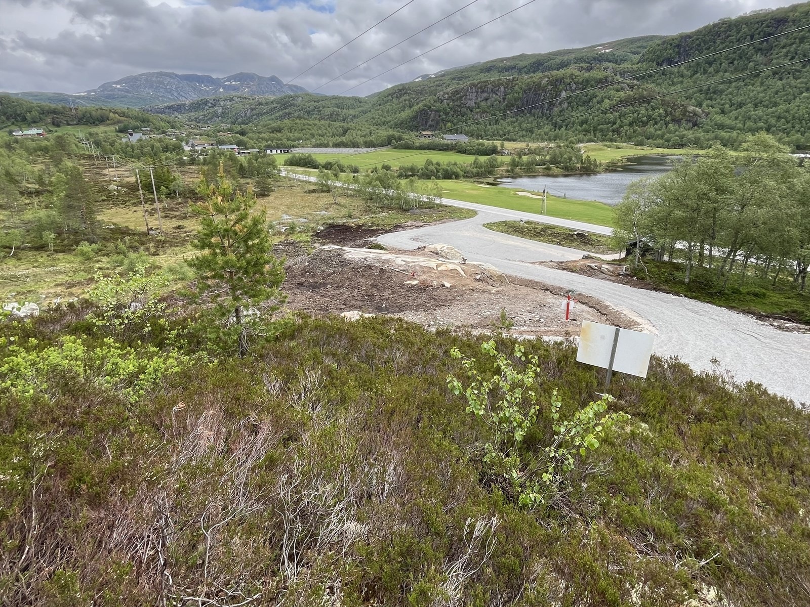 Flott utsiktstomter på Kvæven Galleribilde