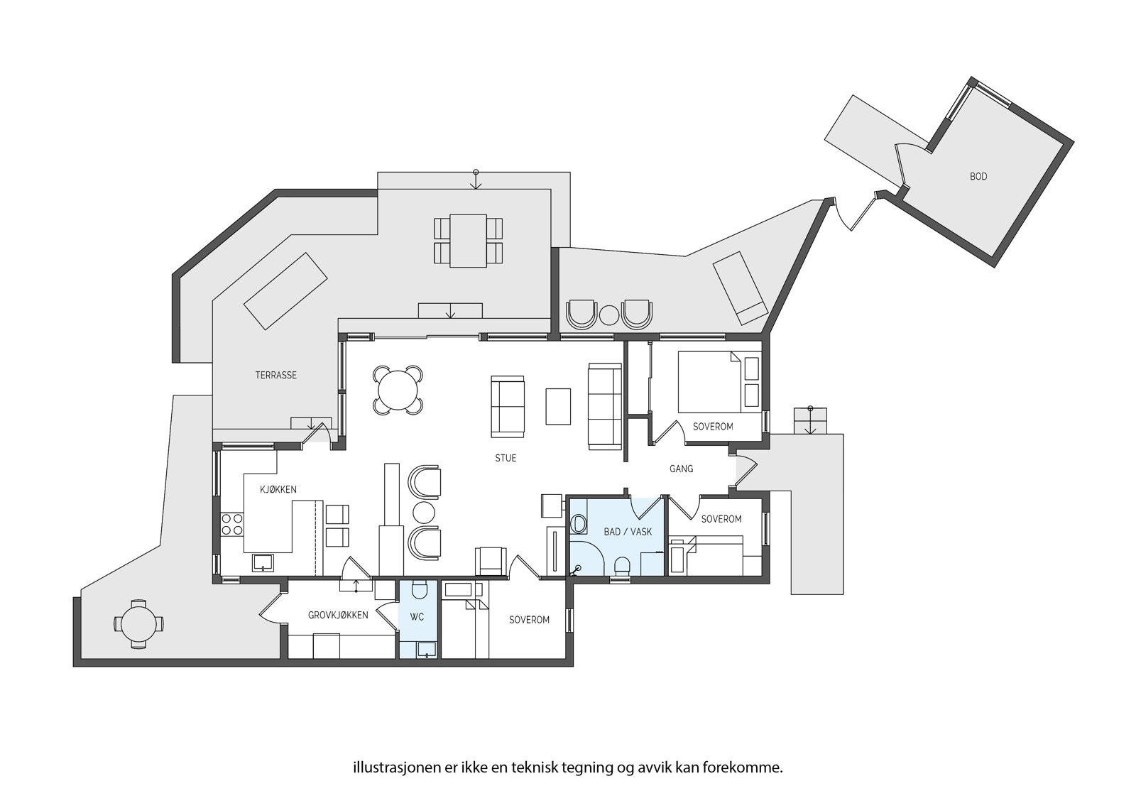 Plantegning Galleribilde