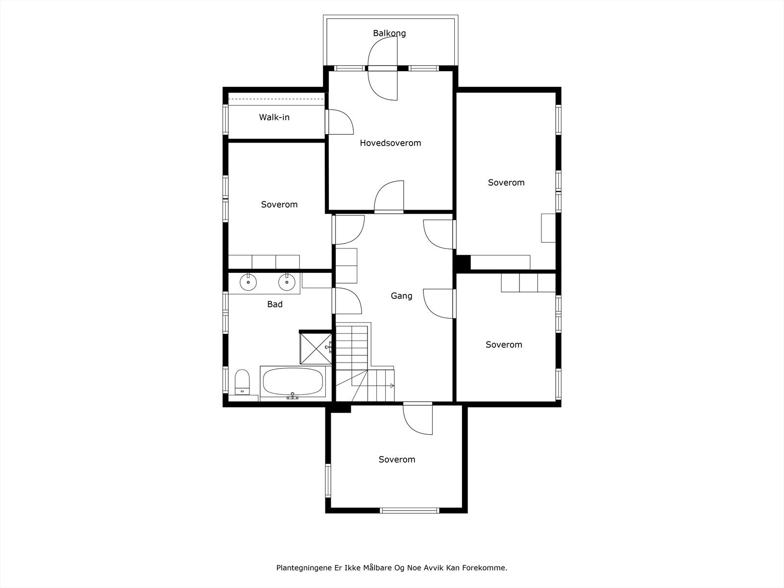 Plantegning 2. etasje/loft. Galleribilde