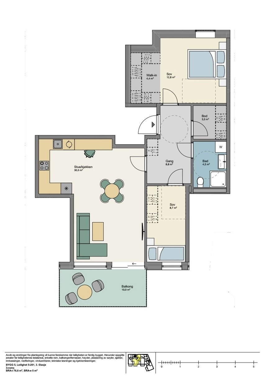 Leilighet B5-201 Galleribilde