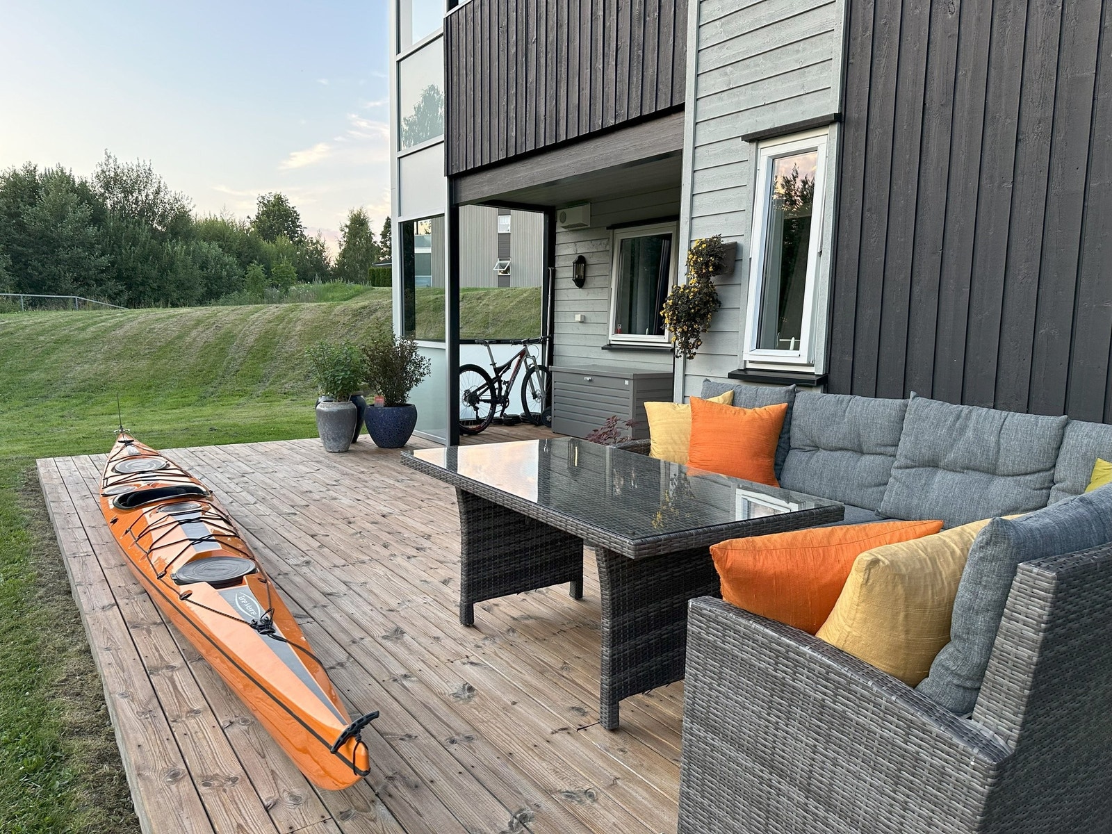 Terrasse underetasje Galleribilde