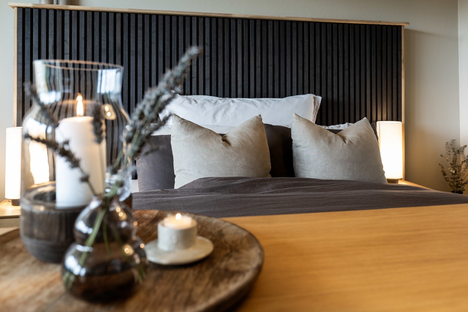 Et rolig sted å trekke seg tilbake. Med fokus på komfort og stemning. Galleribilde