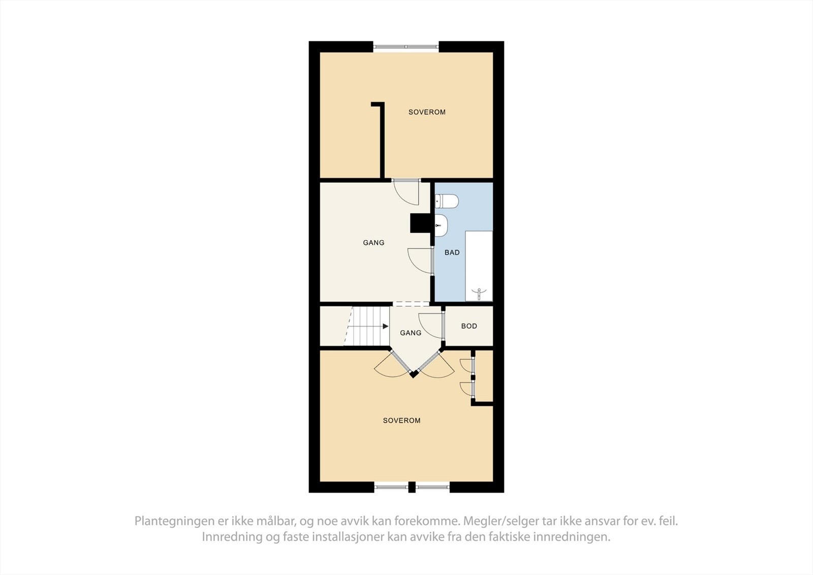 Plantegning 2. etasje. Galleribilde