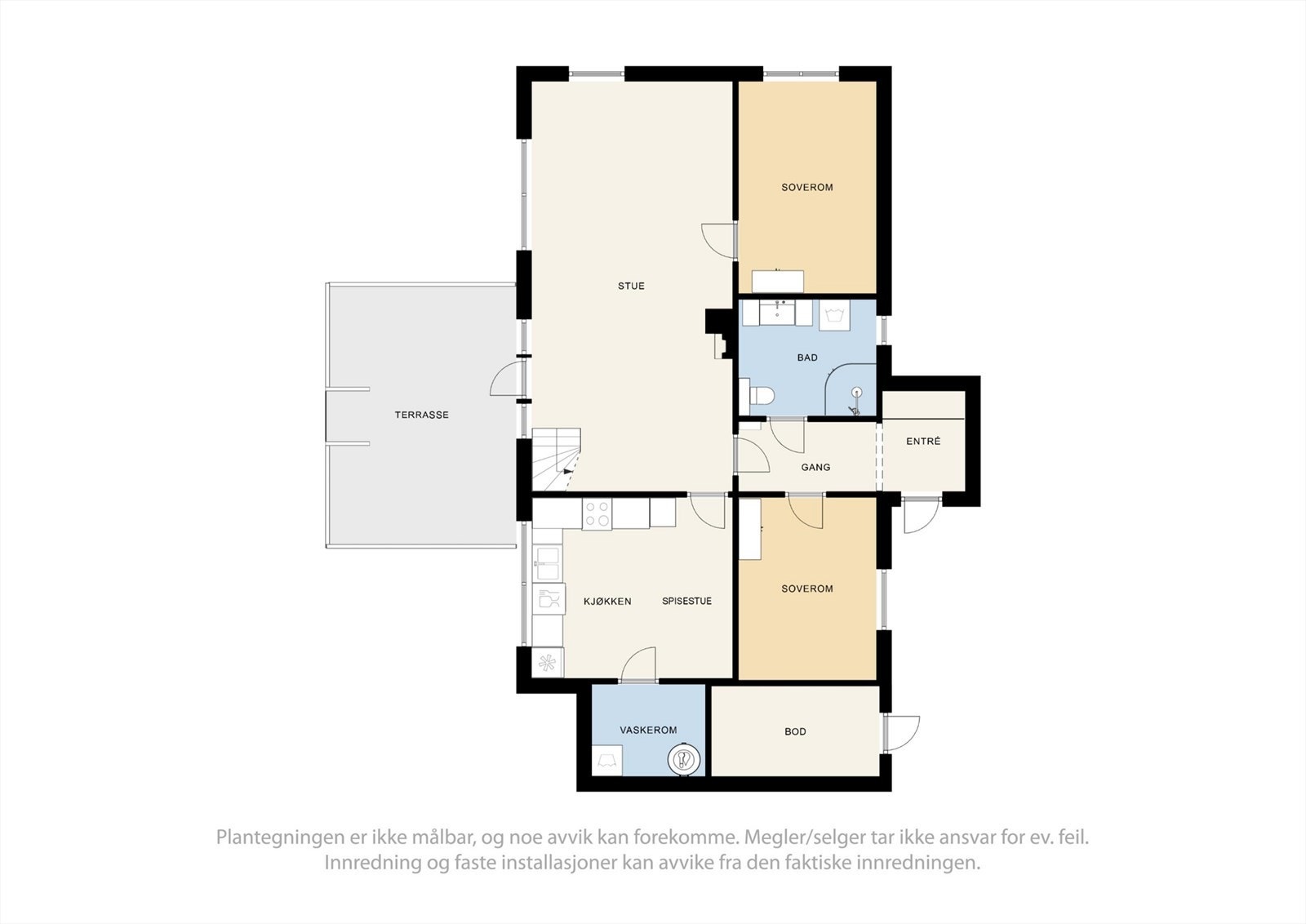Plantegning 1. etasje. Galleribilde