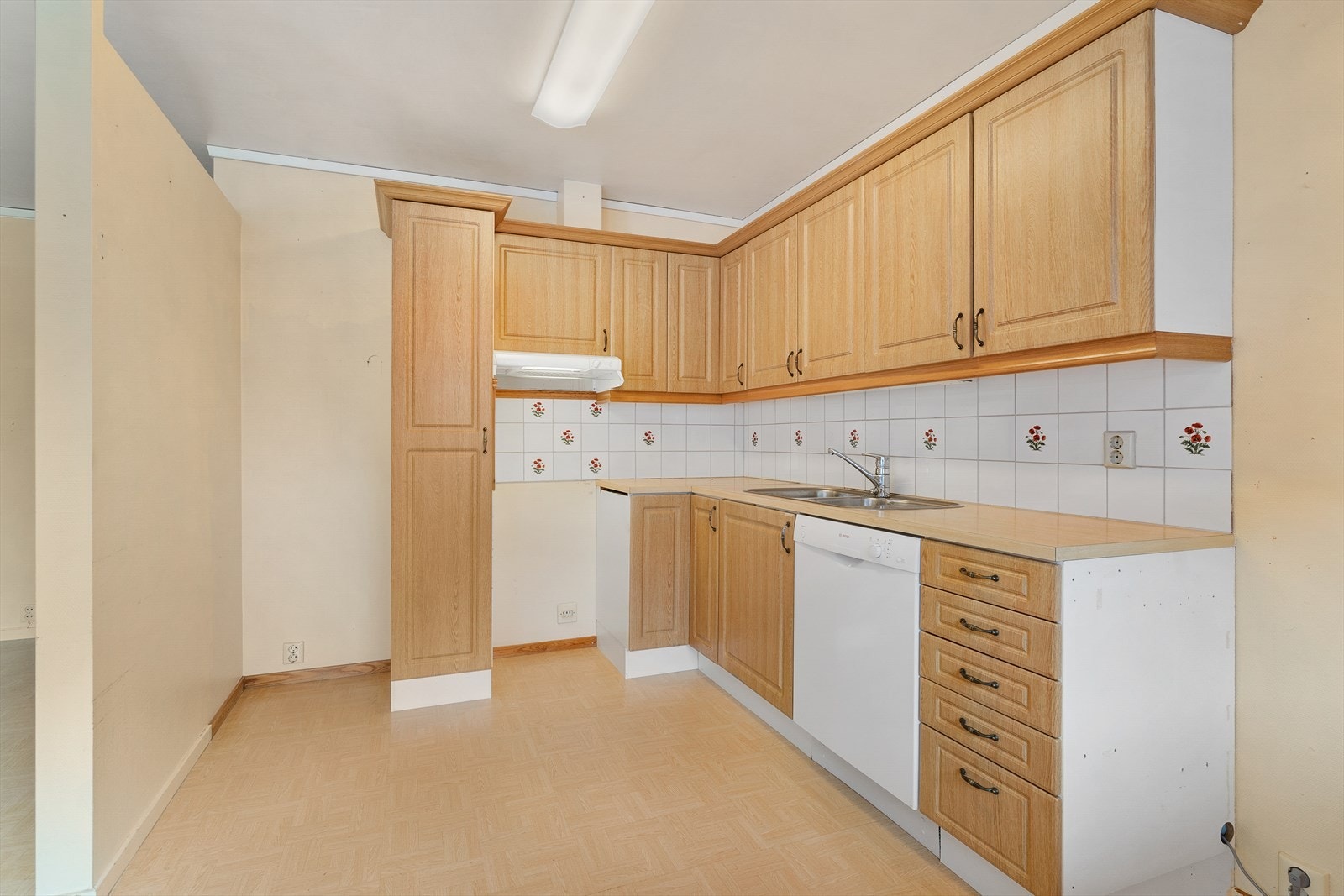 Det er opplegg for oppvaskmaskin. Galleribilde