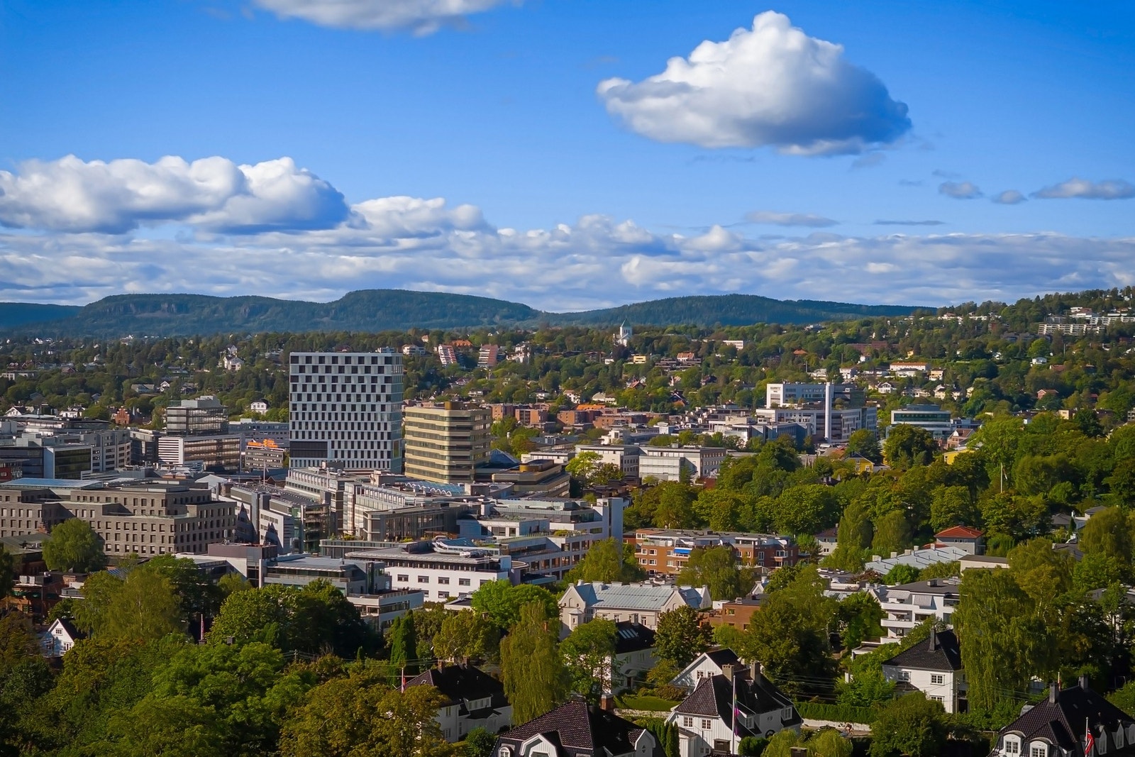 Dronebilde. Galleribilde