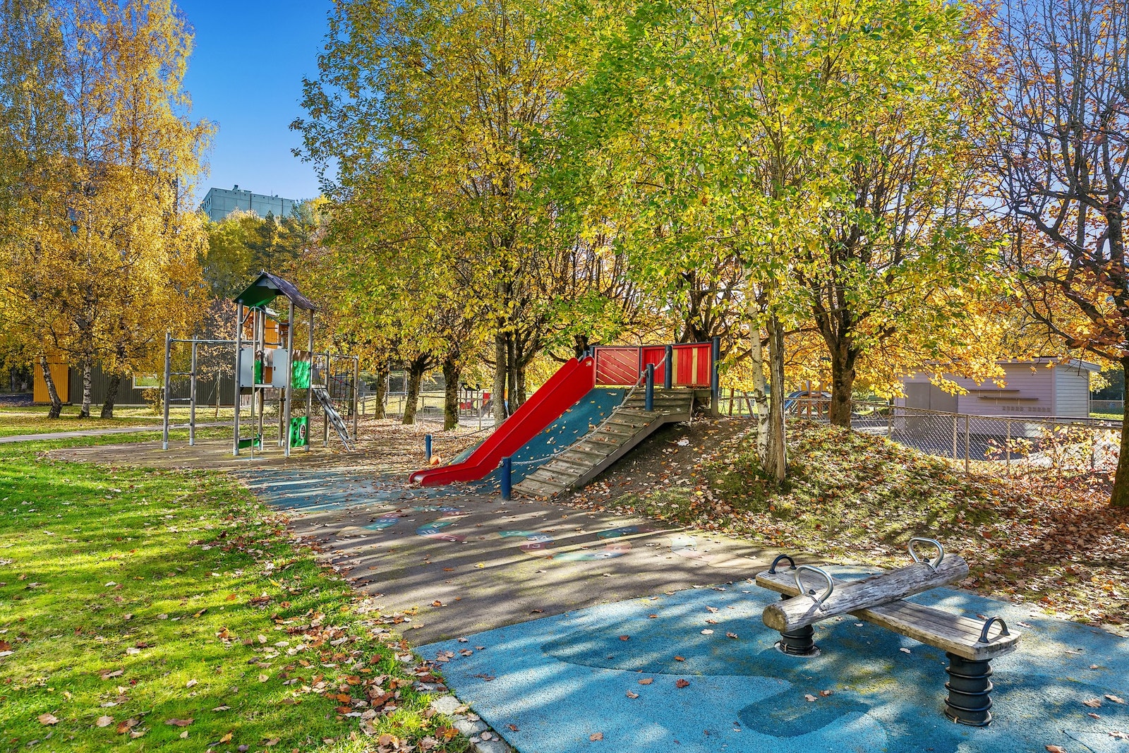 Her er det god boltringsplass for både store og små! Galleribilde