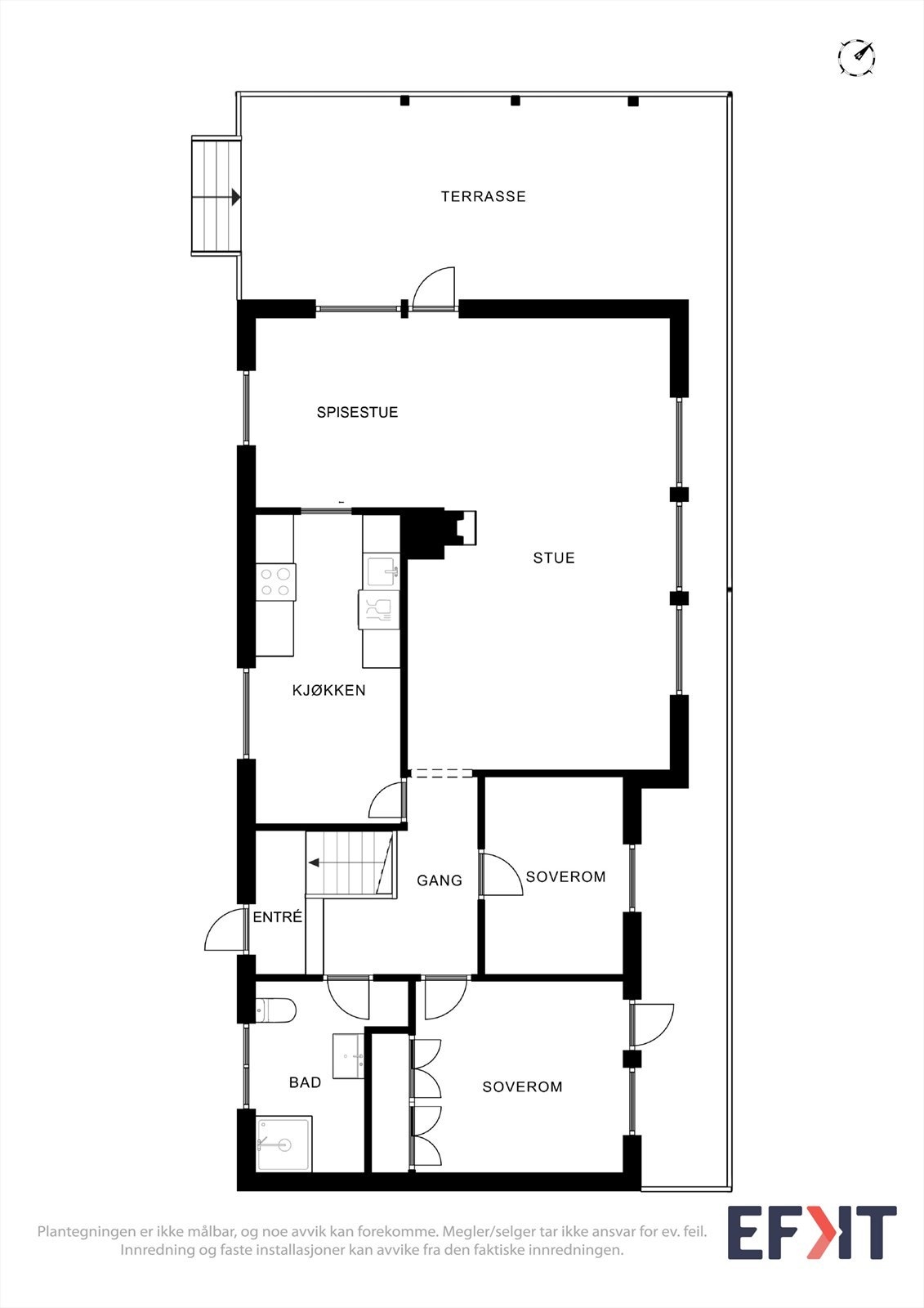 Plantegning - 1. Etasje Galleribilde