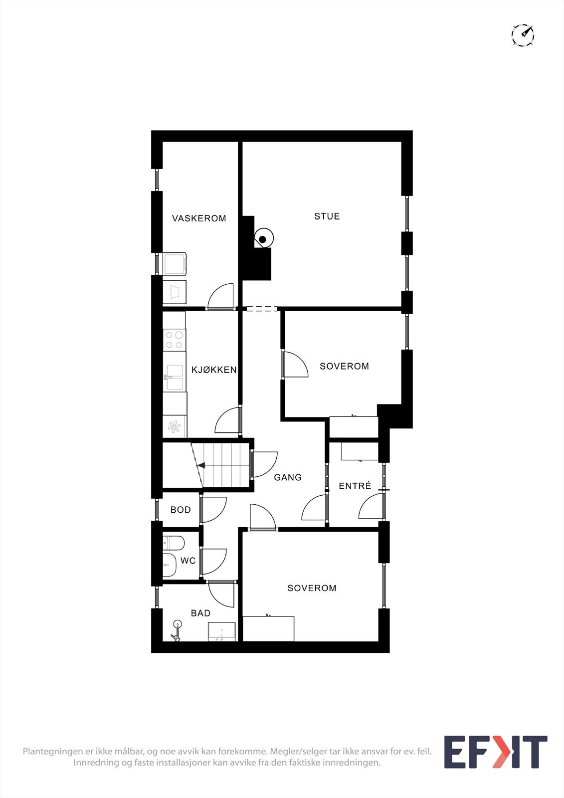 Plantegning - Underetasje Galleribilde