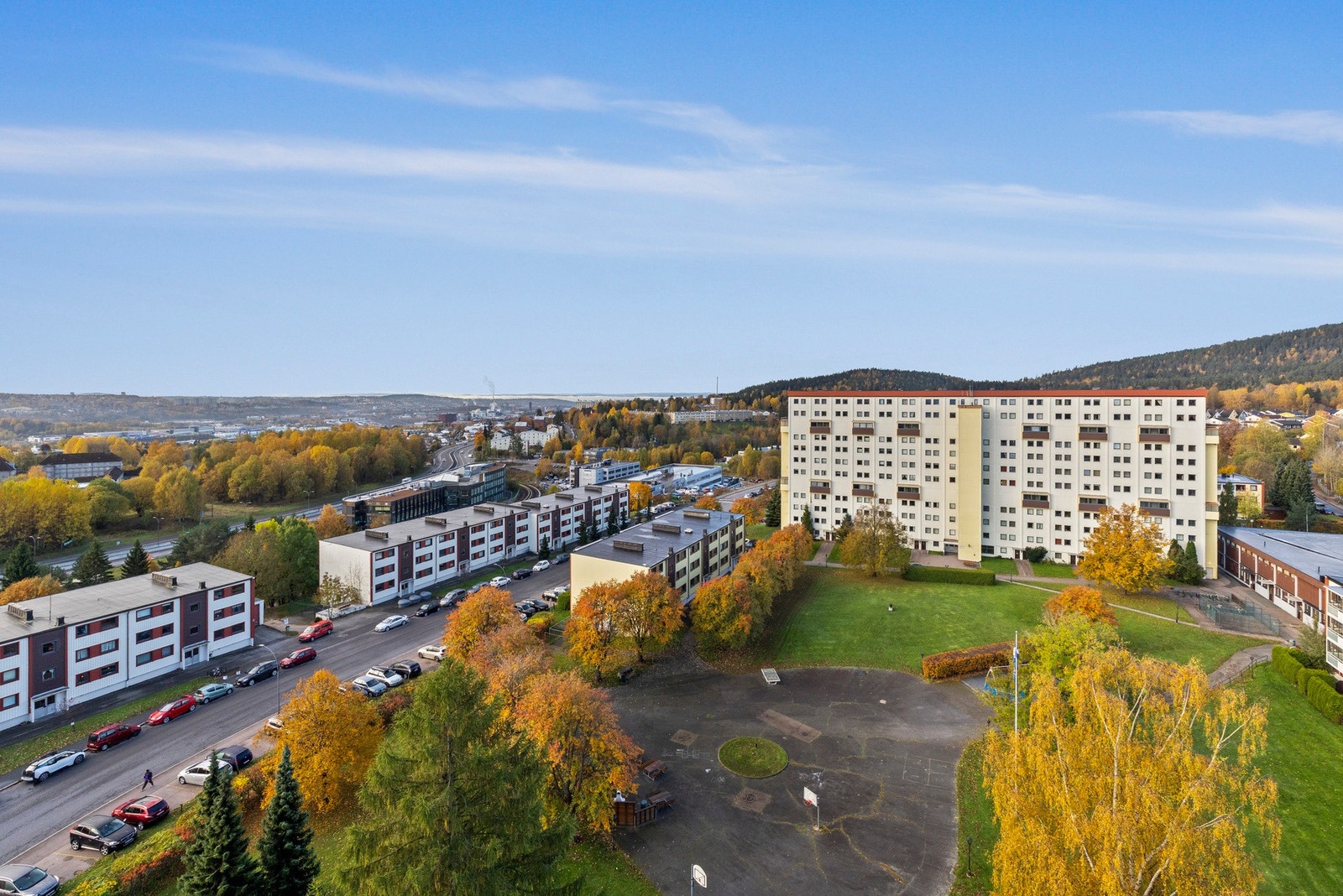 Her har du luftig utsyn med flott utsikt nedover mot byen. Galleribilde