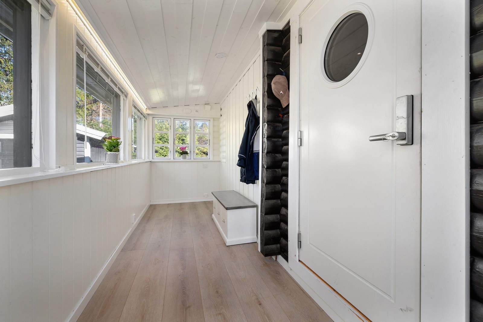 Her er det en egen sone utenfor gangen. Galleribilde