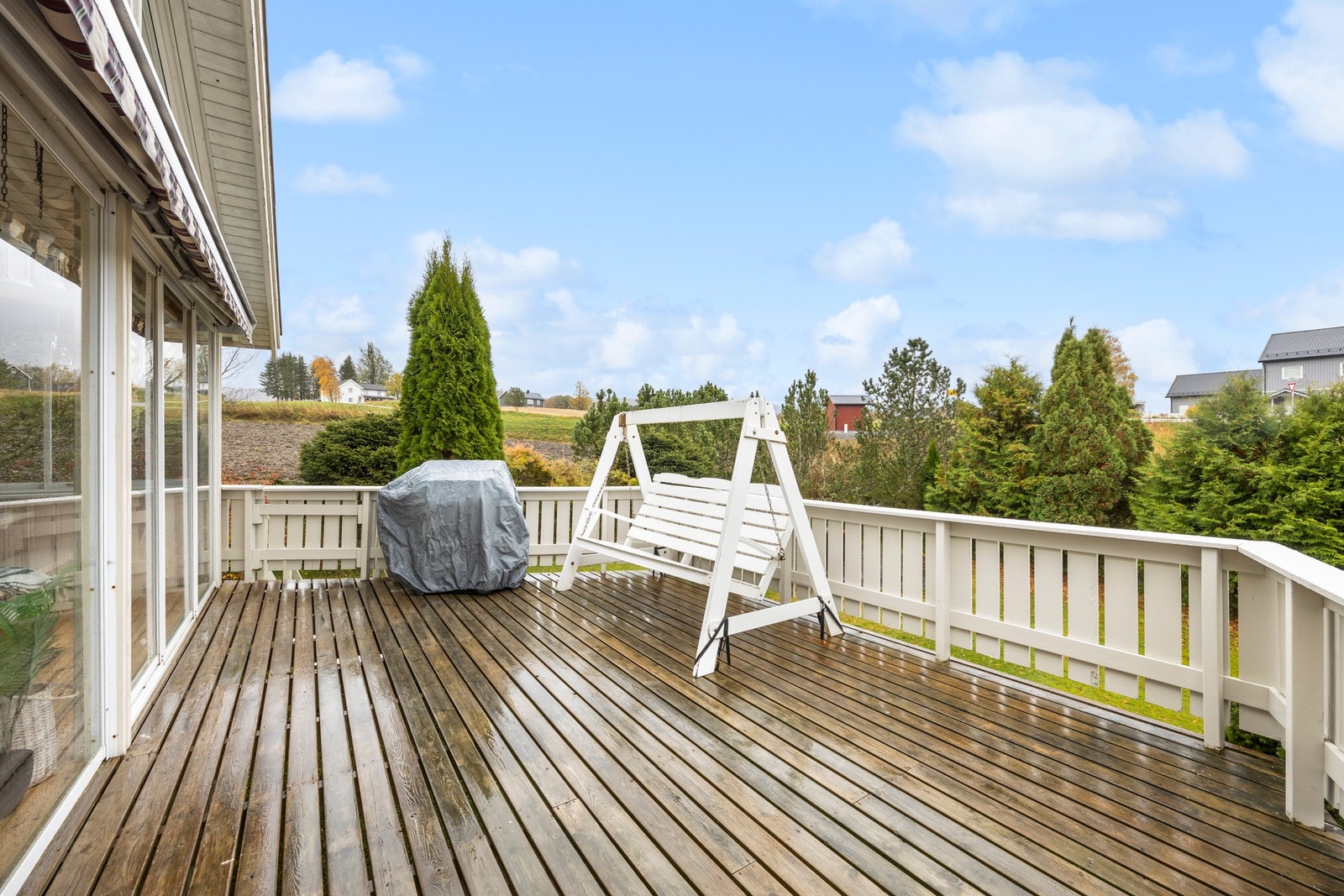 Videre adkomst ut til terrasse på 21 kvm Galleribilde