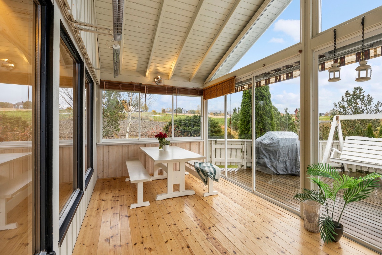 Her kan man skape en hyggelig sone som kan nytes i all slags vær. Galleribilde