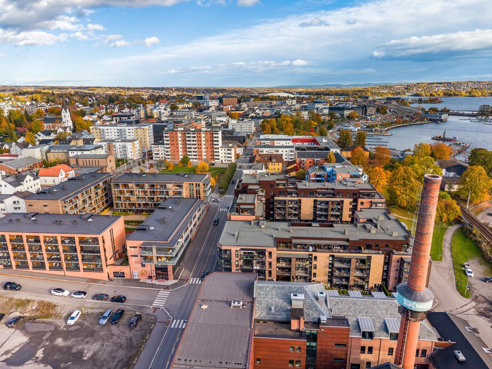 Dronefoto Galleribilde