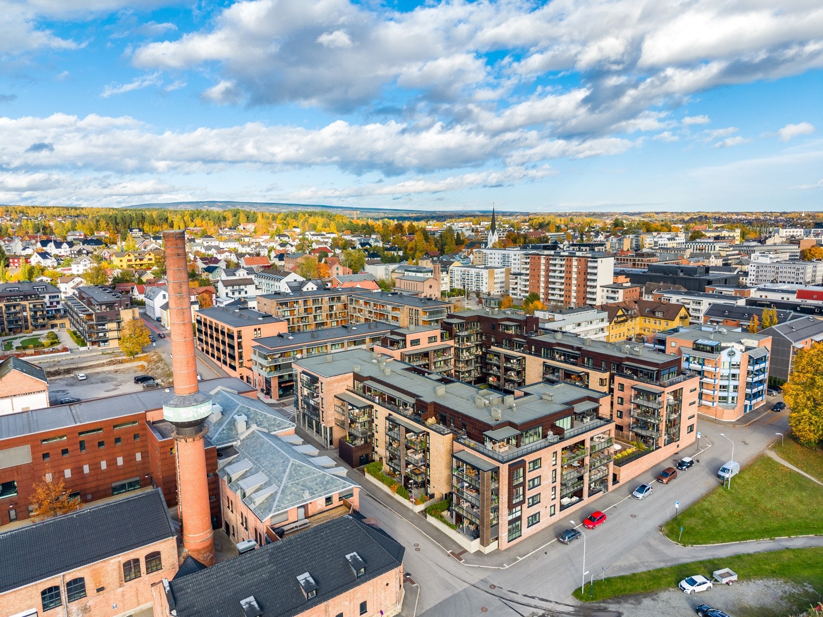 Dronefoto Galleribilde