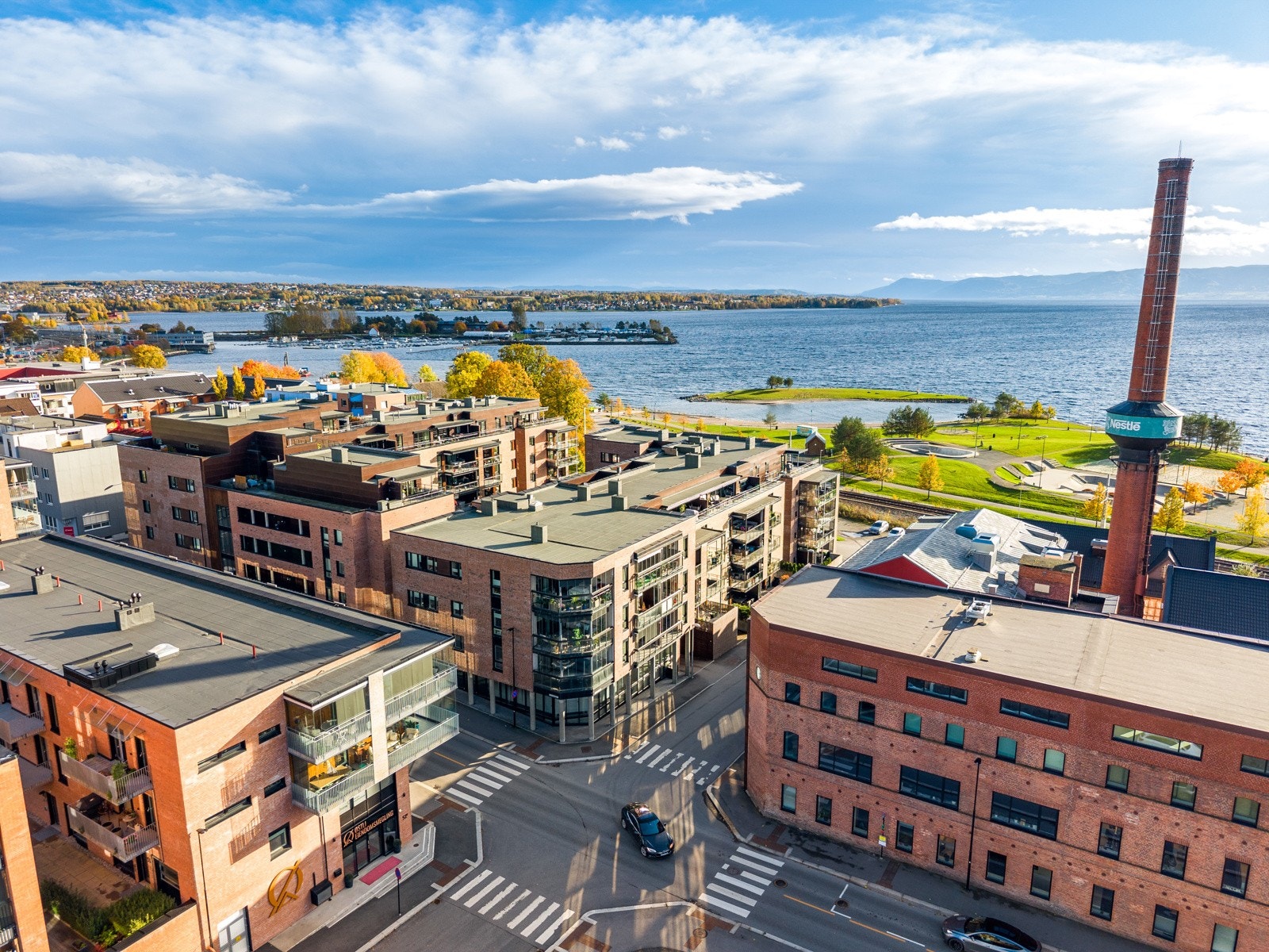 Dronefoto Galleribilde