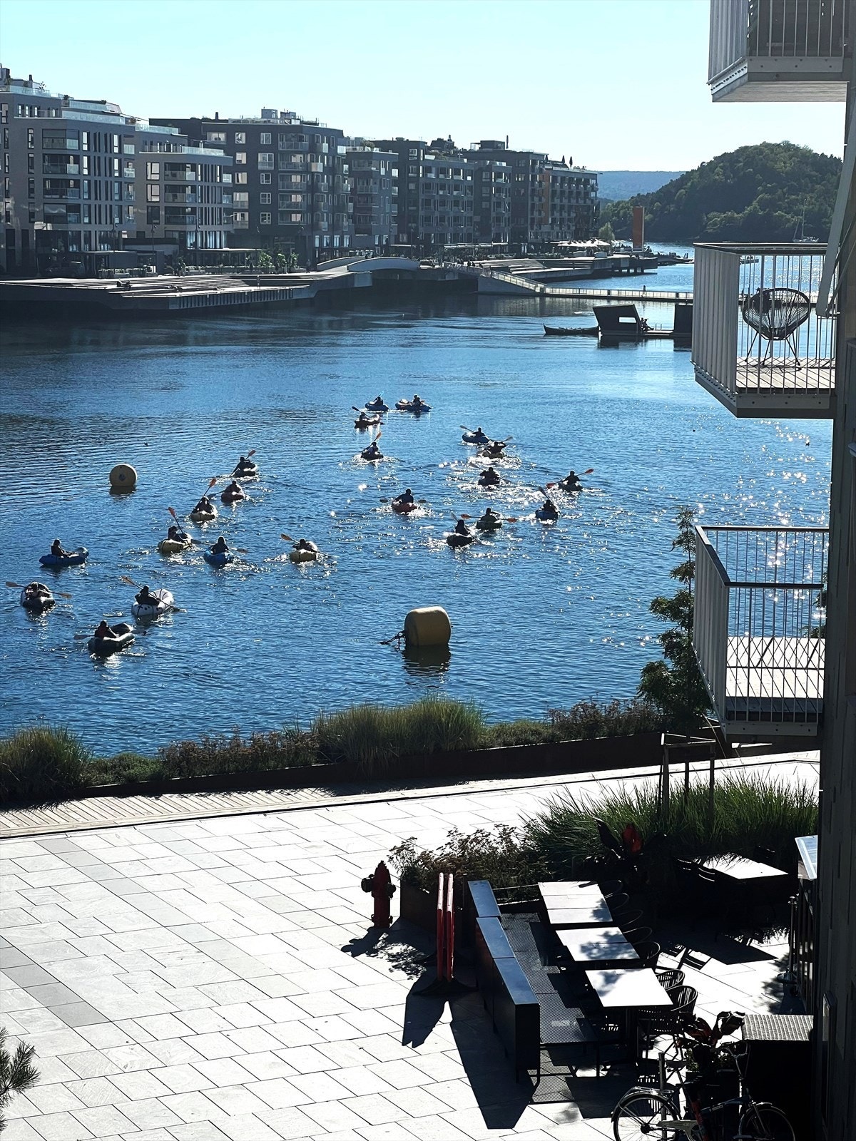 Stemningsbilde tatt fra leiligheten. Galleribilde