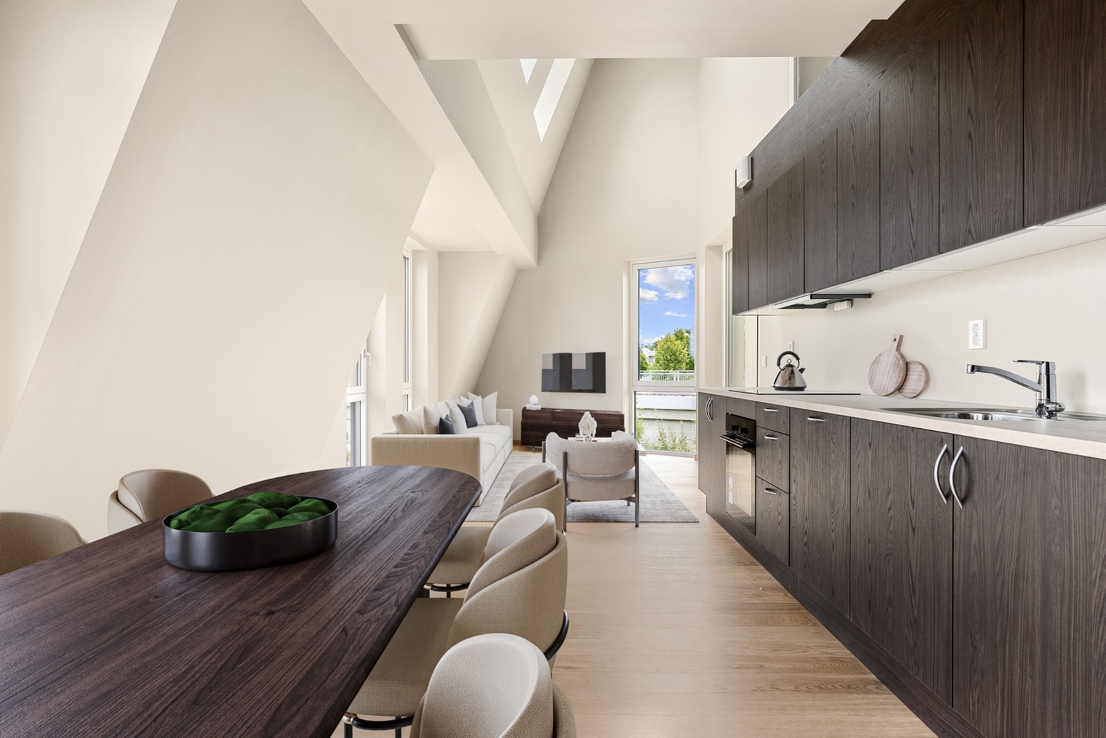 Splitter ny og moderne 3-roms leilighet med attraktiv og sentral beliggenhet. Galleribilde