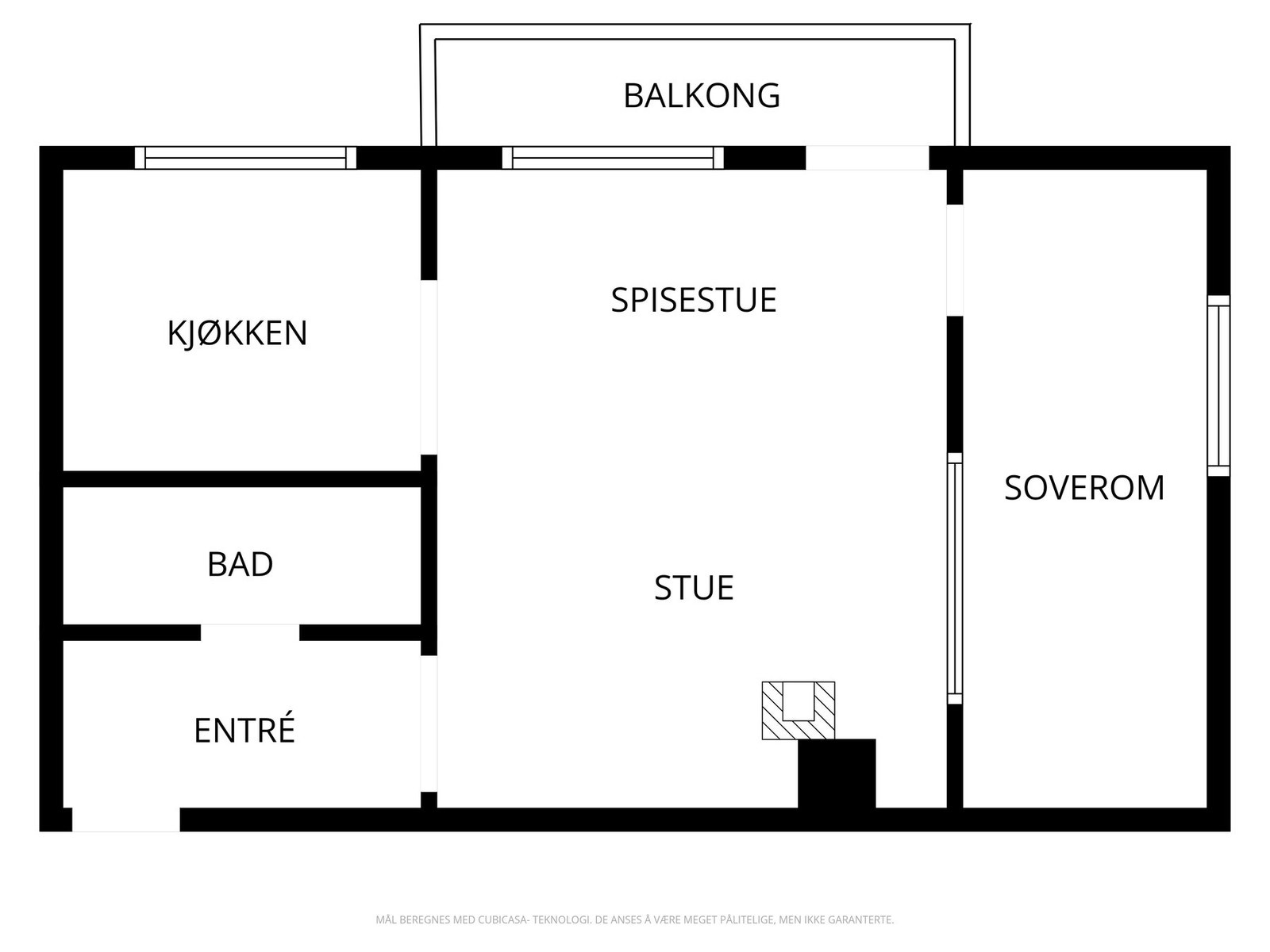 Veiledende plantegning Galleribilde