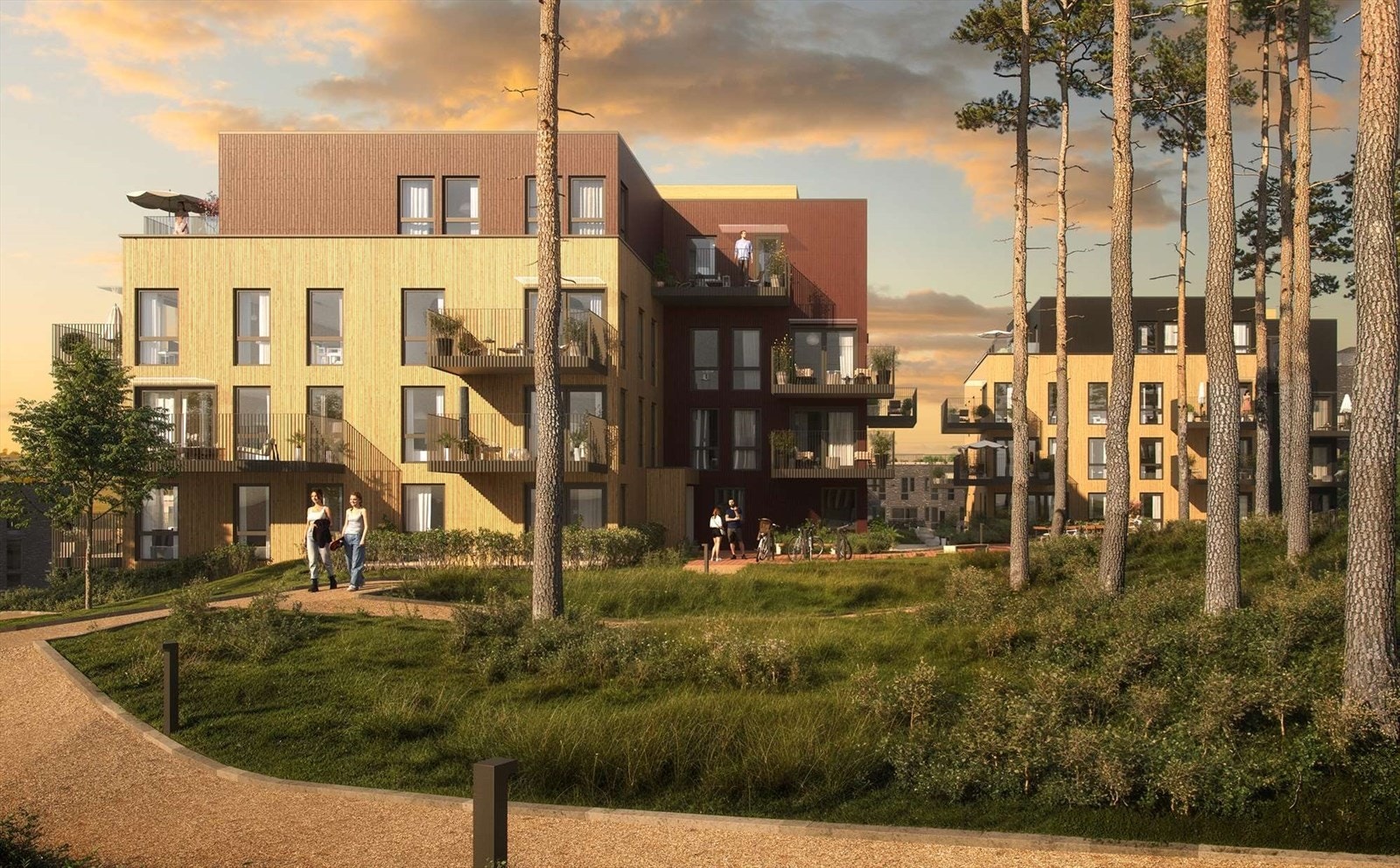 Kunstnerisk illustrasjon. Bilde lånt av Selvaag Bolig. Galleribilde