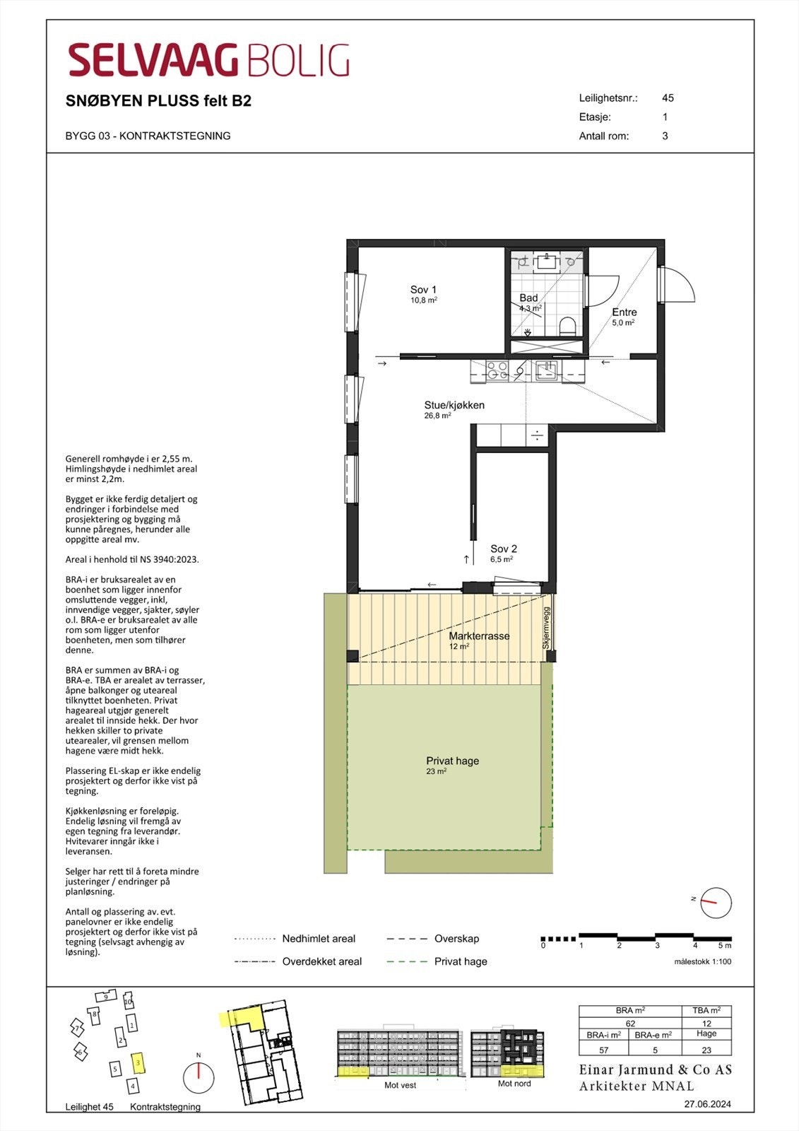 Kontraktstegning. Galleribilde