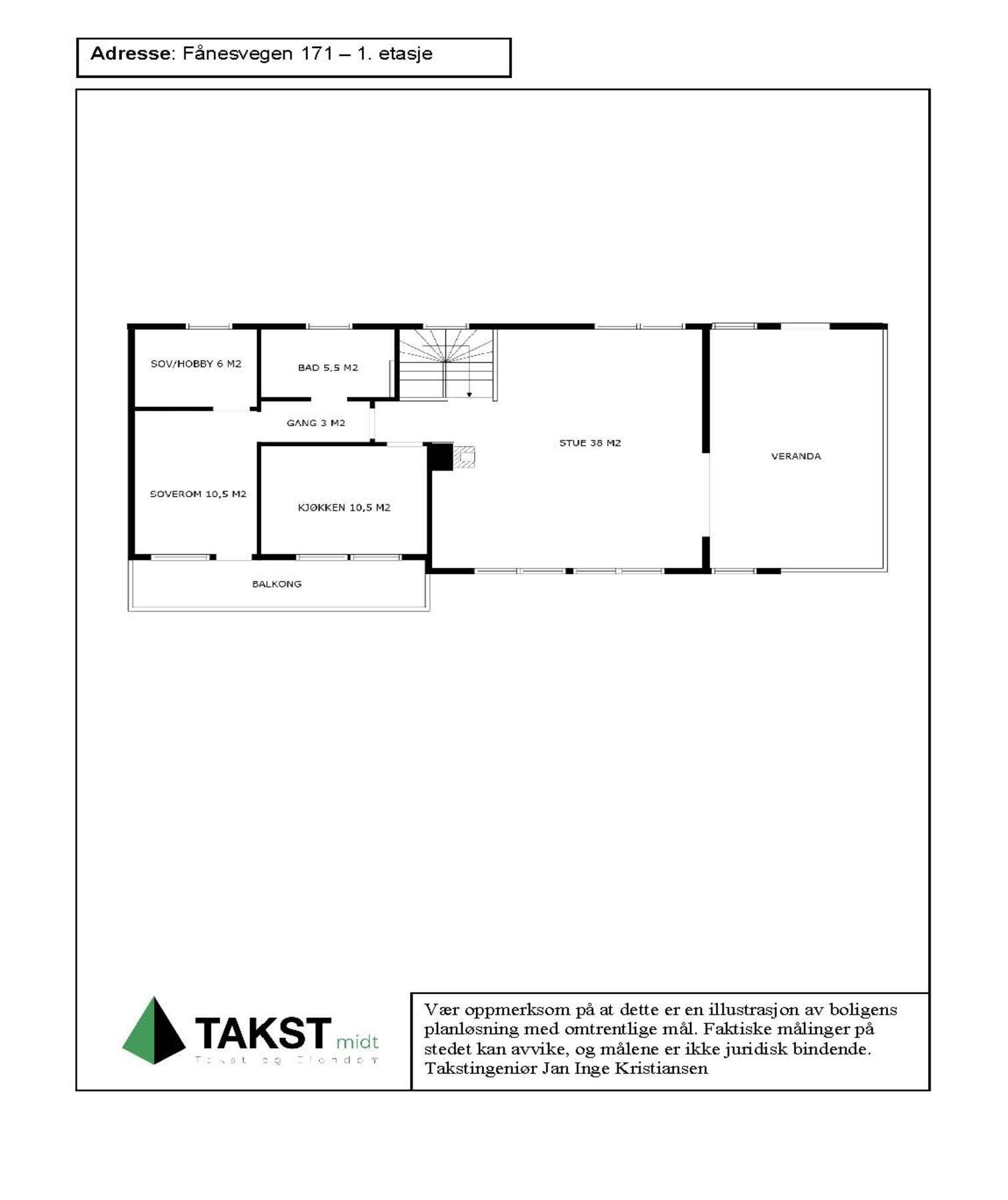 Planskisse Galleribilde