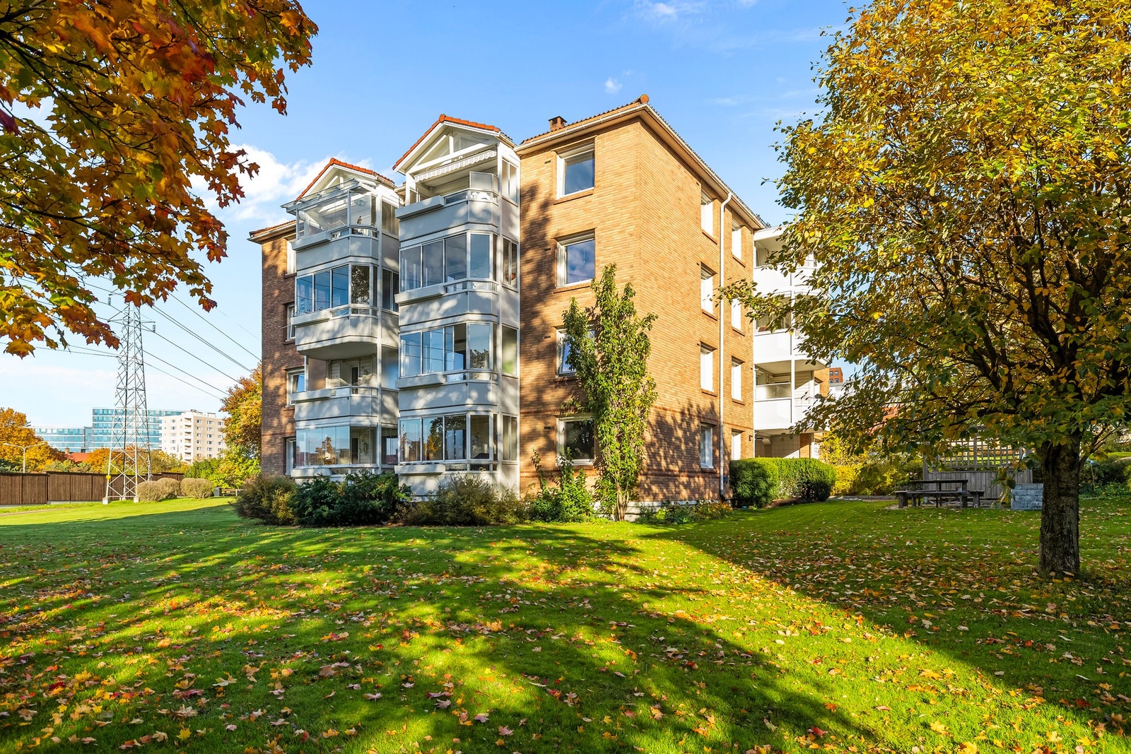 Fasade av blokken. Galleribilde