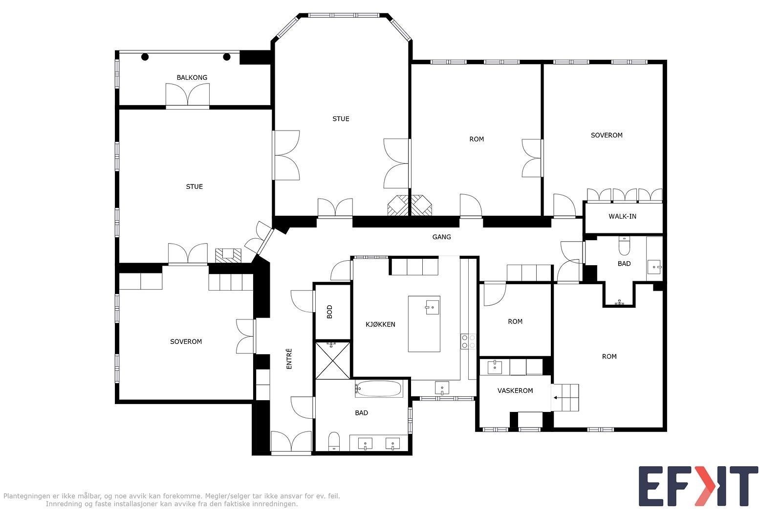Plantegning Galleribilde