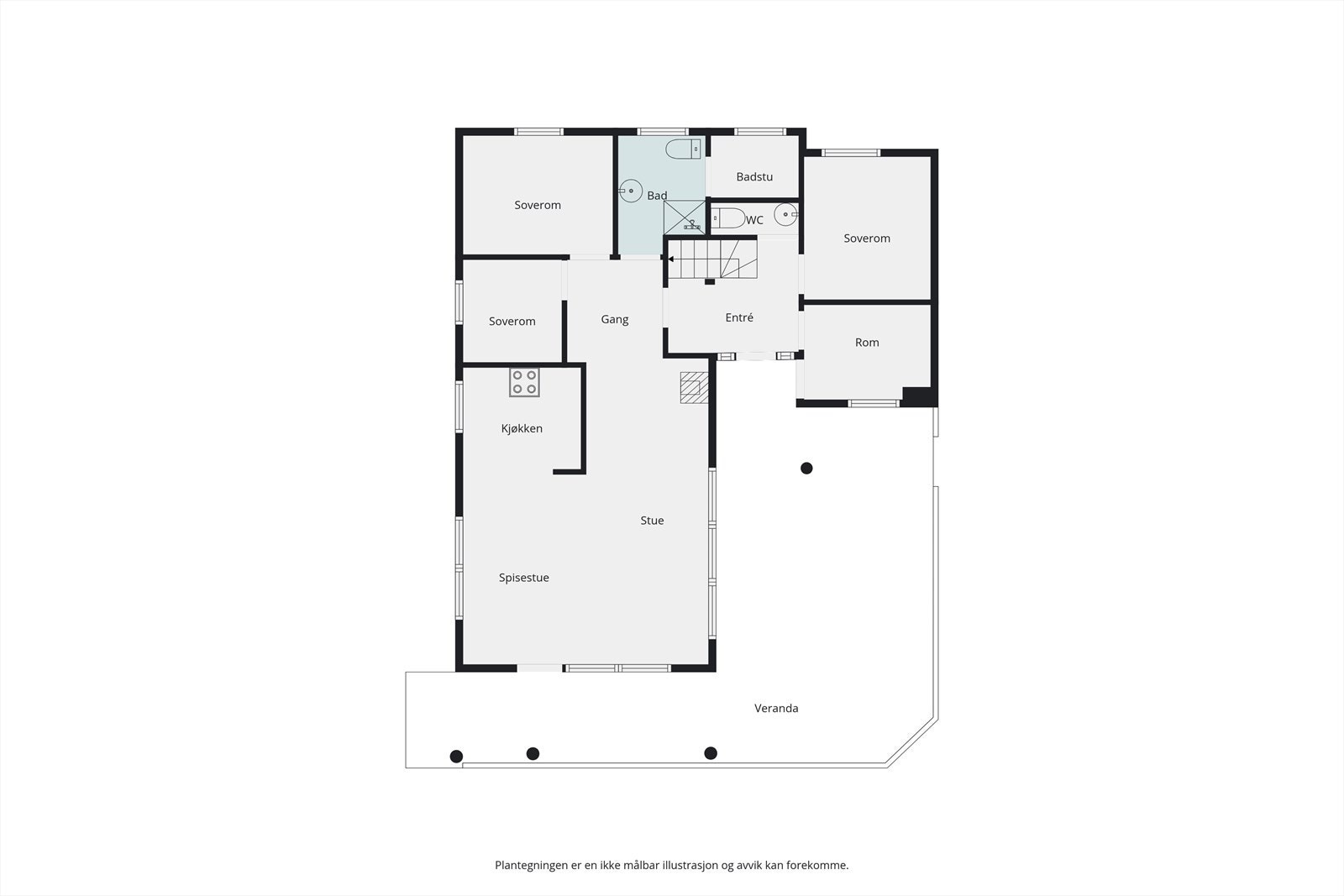 Plantegning Galleribilde